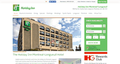 Desktop Screenshot of holidayinnlongueuil.com